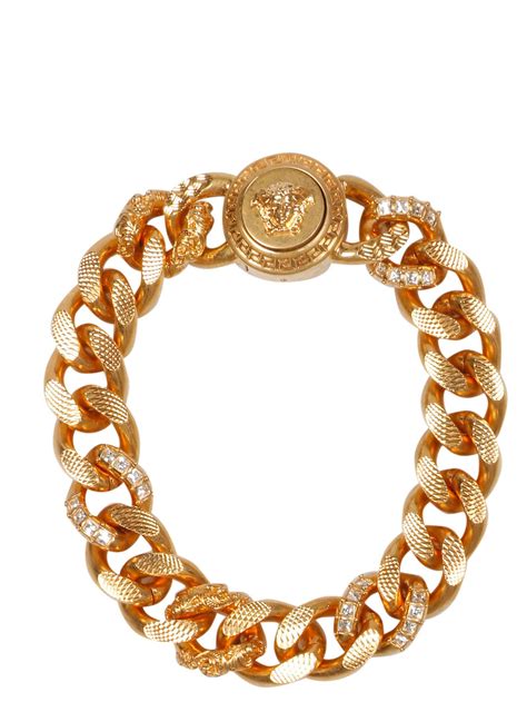 versace bracelet men gold|versace gold bracelet men.